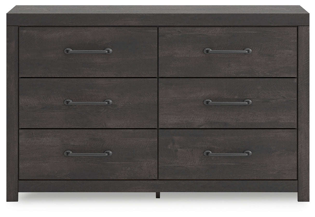 Hollivern Dark Gray Dresser by Ashley at Eve Furniture