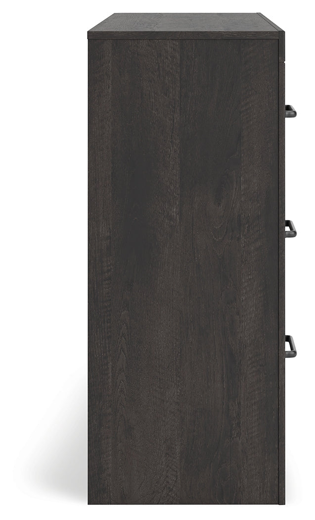 Hollivern Dark Gray Dresser by Ashley at Eve Furniture