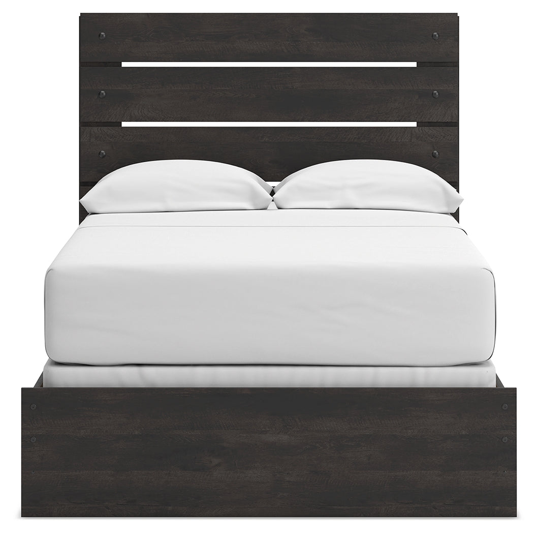 Hollivern Dark Gray Full Panel Bed by Ashley at Eve Furniture