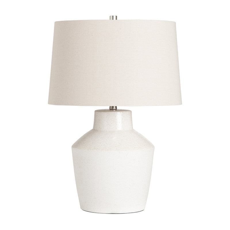 Holmes White Table Lamp by Crestview at Eve Furniture