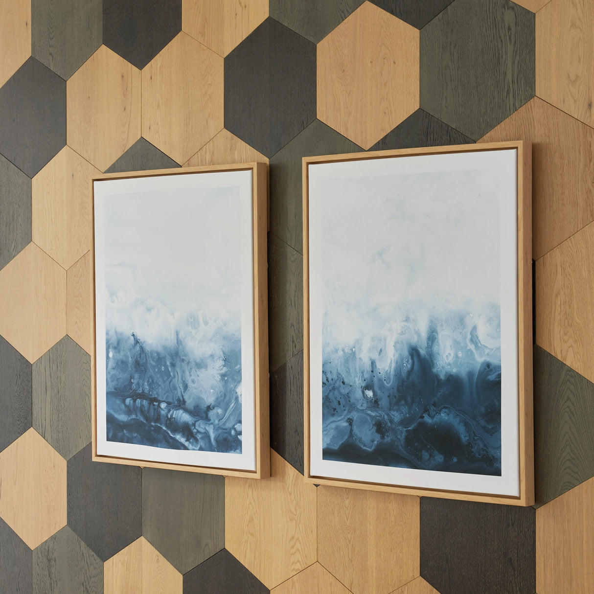 Holport Blue/White Wall Art by Ashley at Eve Furniture