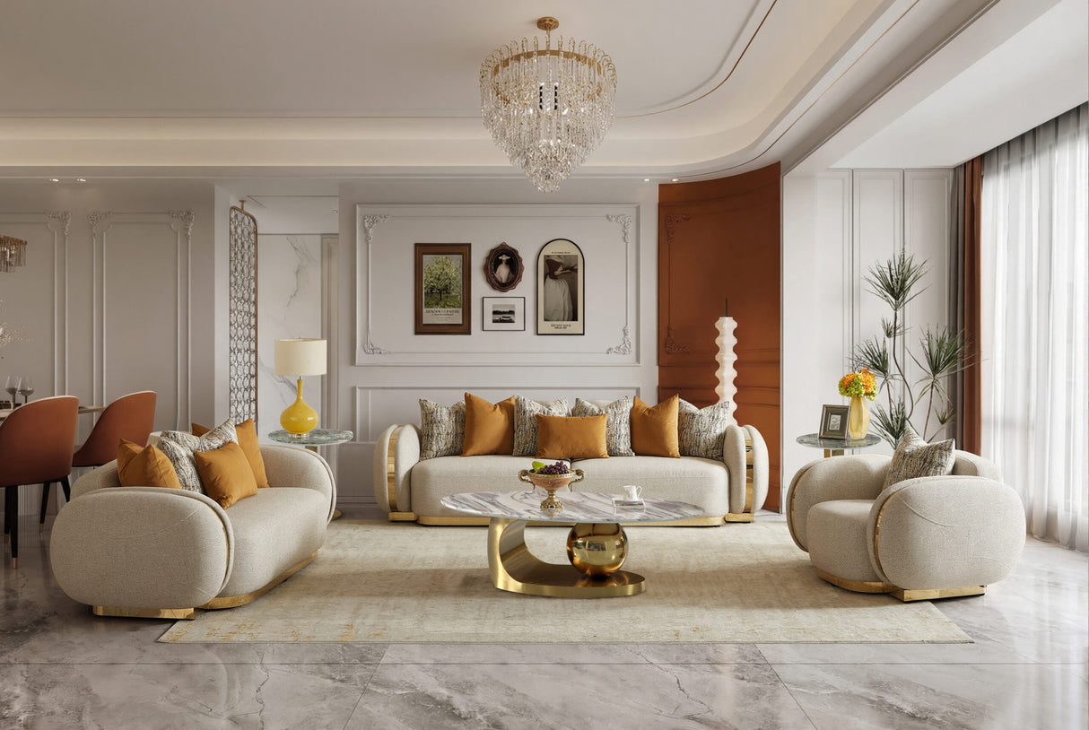 Homey Design HD-100 3-Piece Sofa Set (Special Order)
