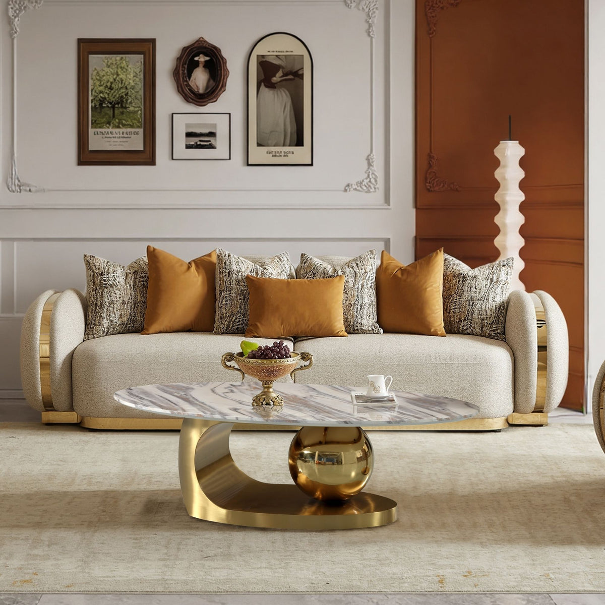 Homey Design HD-100 Sofa