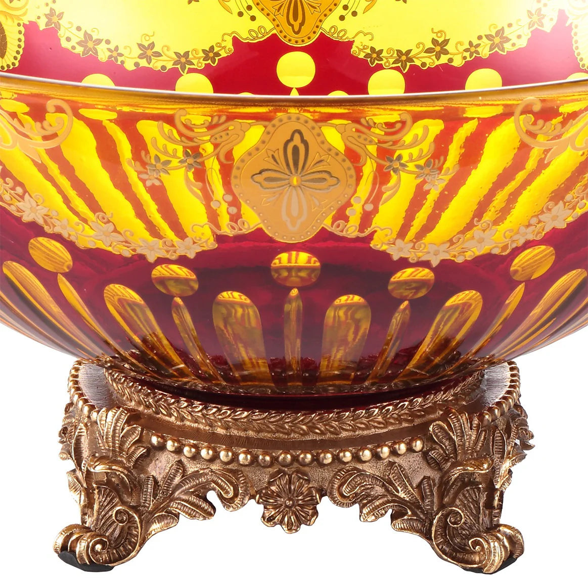 Homey Design HD-3005 Bronze,Amber,Ruby Red,Gold Bowl by Homey Design at Eve Furniture