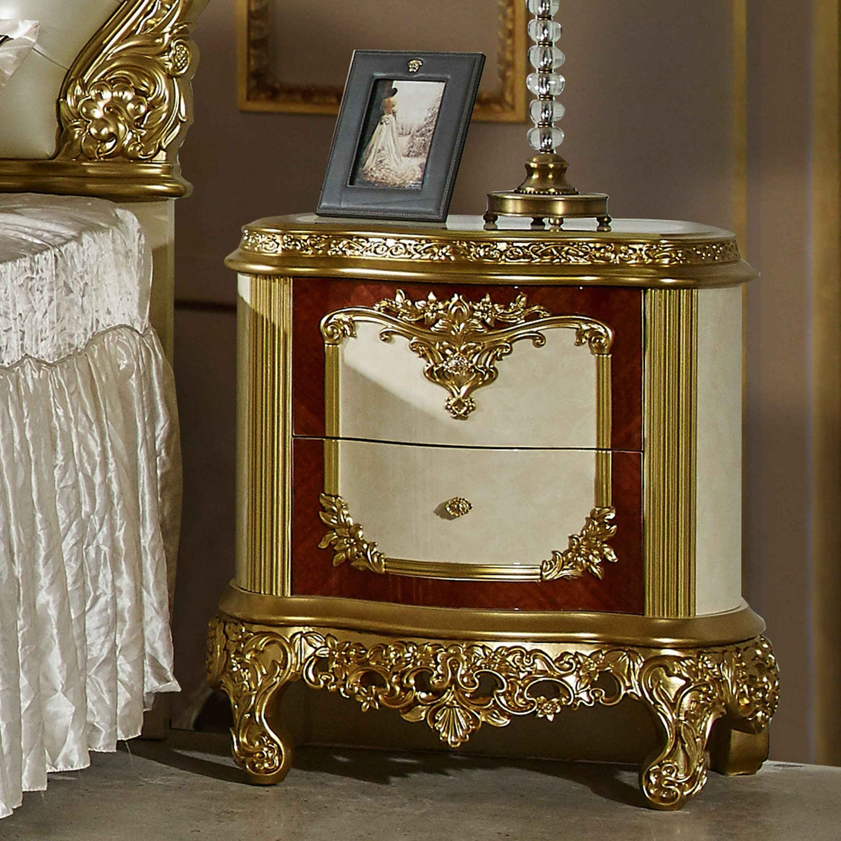 Homey Design HD-5138 Nightstand by Homey Design at Eve Furniture