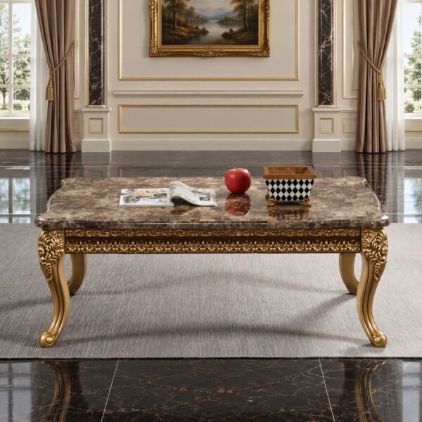 Homey Design HD-6120 Gold End Table