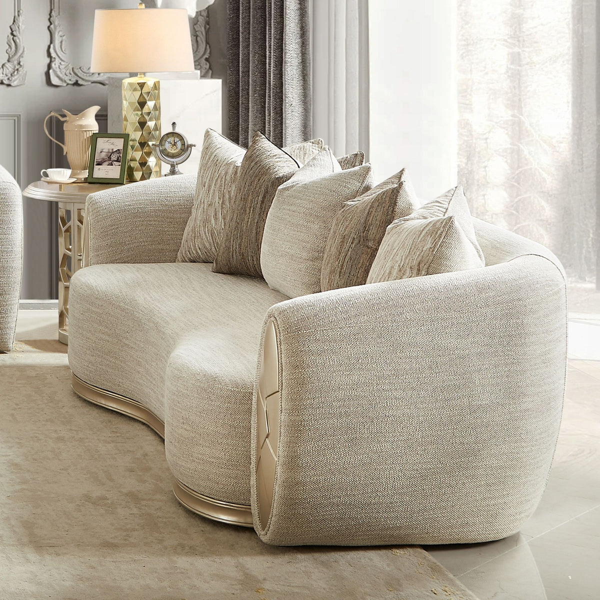 Homey Design HD-999 Loveseat by Homey Design at Eve Furniture