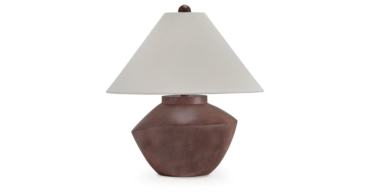 Honsworth Antique Brown Table Lamp by Ashley at Eve Furniture