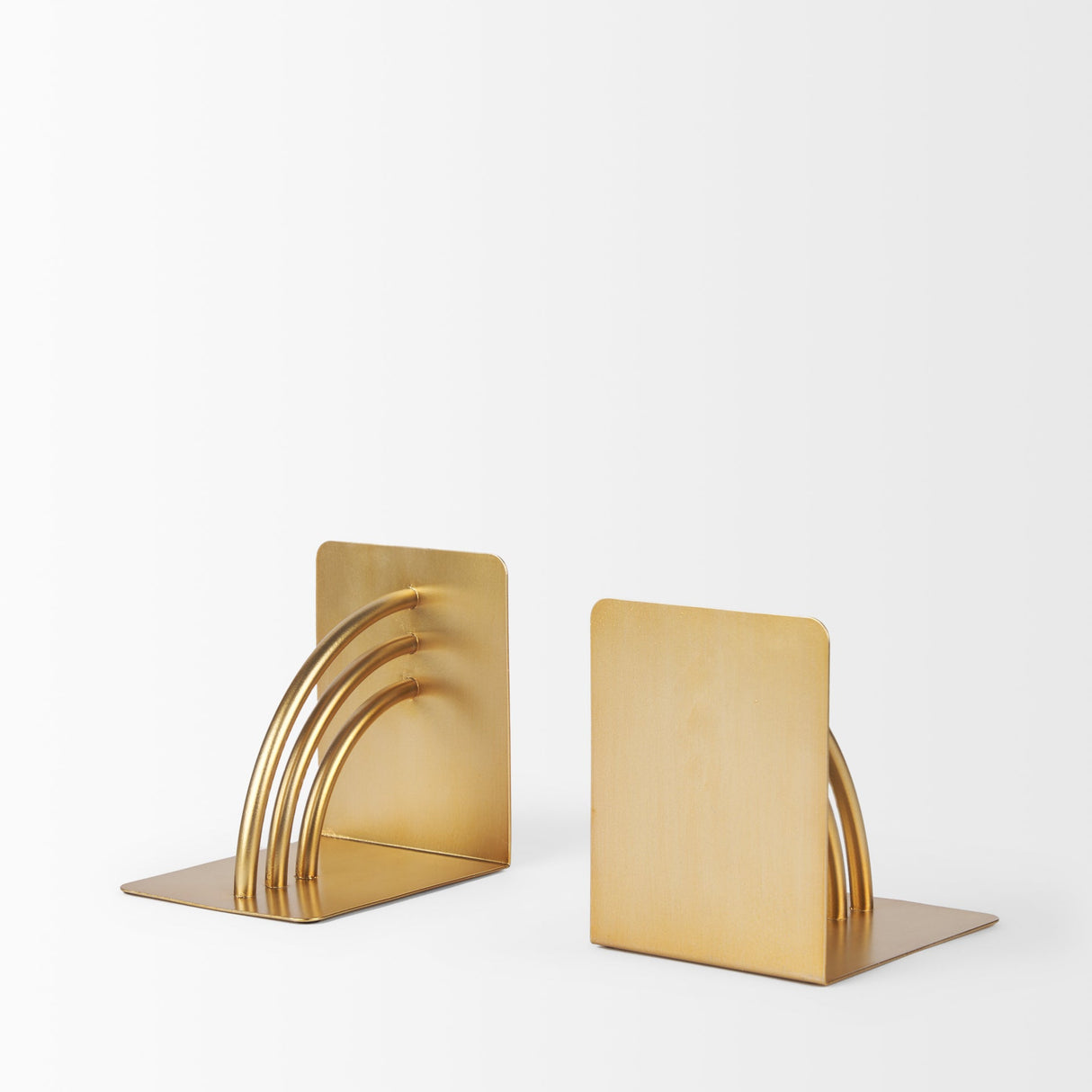 Hope Gold Metal Bookends by Mercana at Eve Furniture