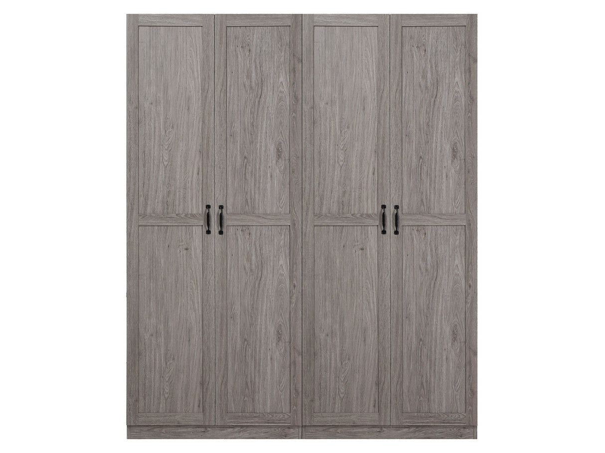 Hopkins Storage Closet 2.0 in Grey (set of 2) by Manhattan Comfort at Eve Furniture