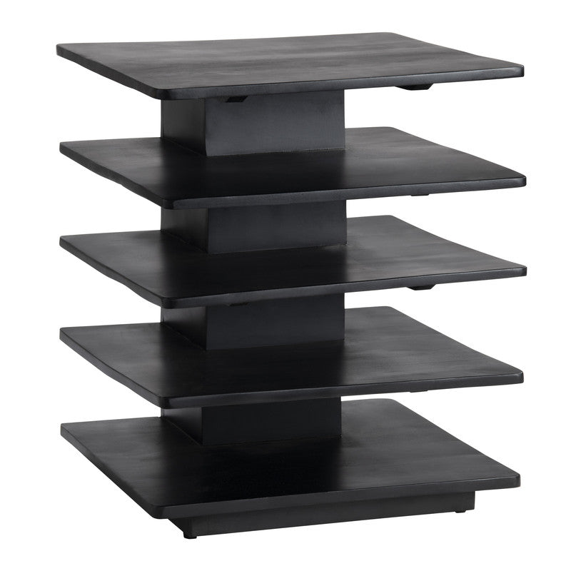Hopper Black End Table by Crestview at Eve Furniture