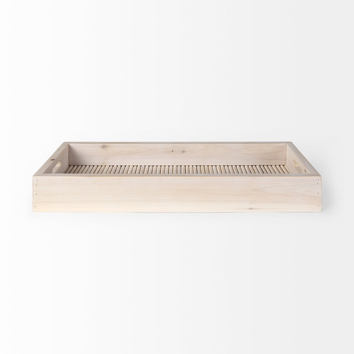 Horatio 28L x 12W Natural Wood Rectangular Serving Tray by Mercana at Eve Furniture