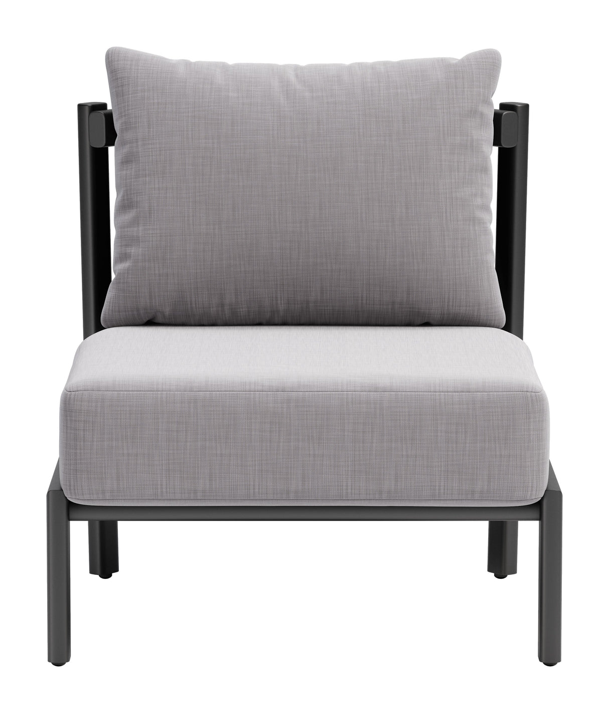 Horizon Gray Outdoor Accent Chair by Zuomod at Eve Furniture