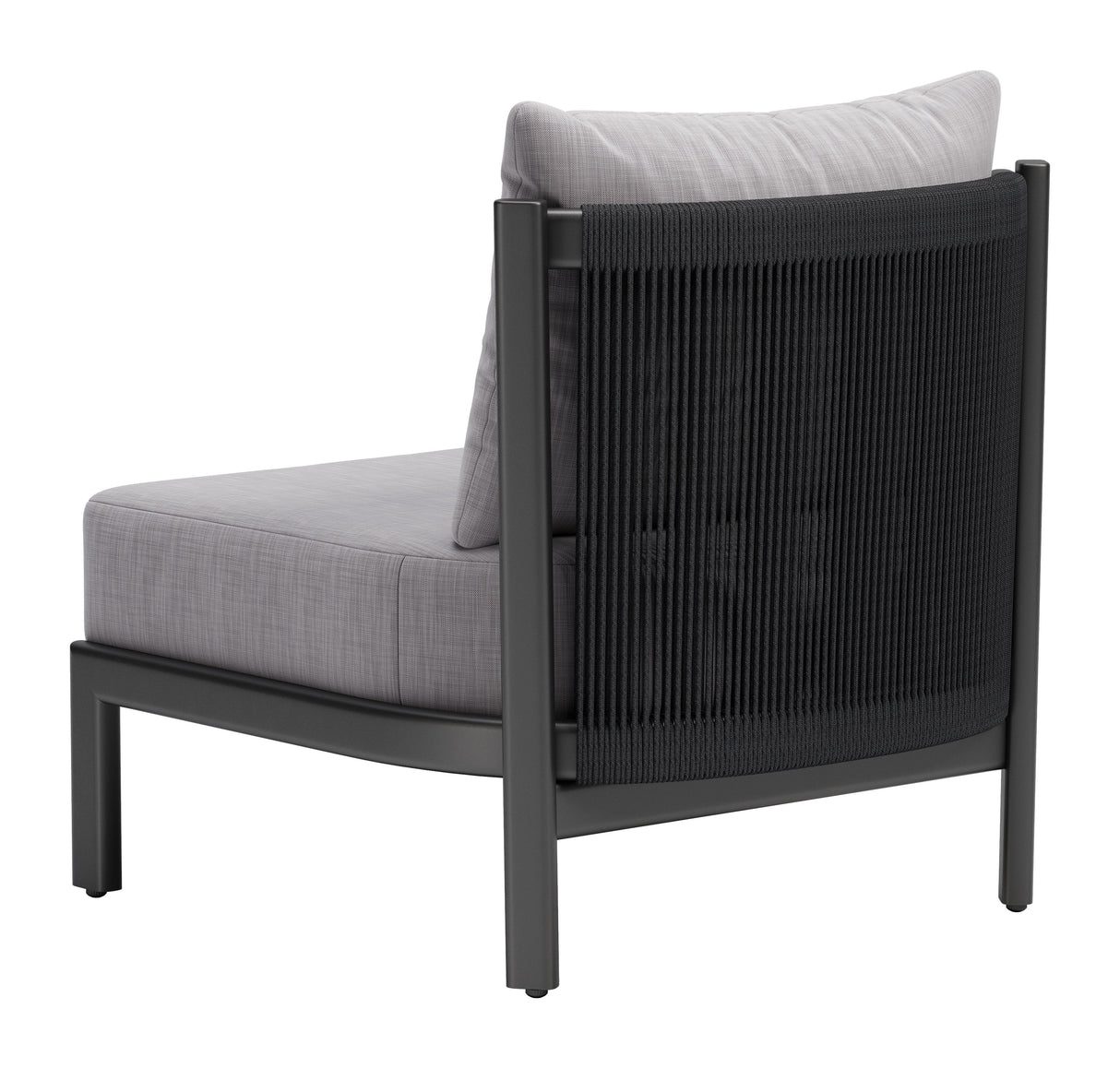 Horizon Gray Outdoor Accent Chair by Zuomod at Eve Furniture