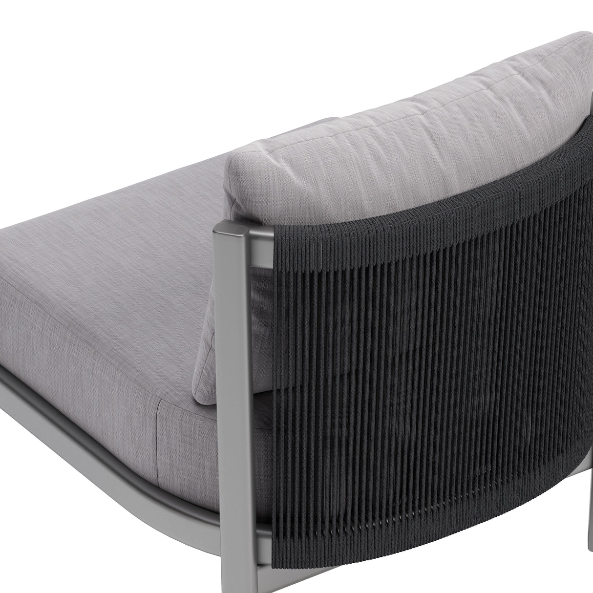 Horizon Gray Outdoor Accent Chair by Zuomod at Eve Furniture