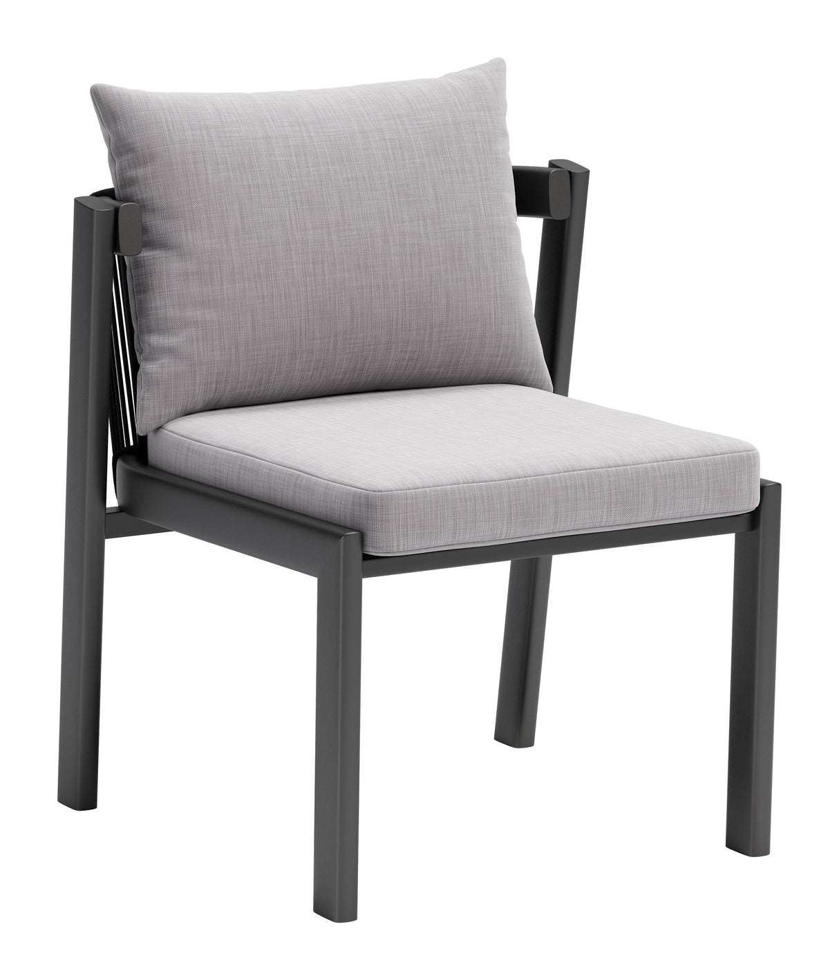 Horizon Gray Outdoor Dining Chair (Set of 2) by Zuomod at Eve Furniture