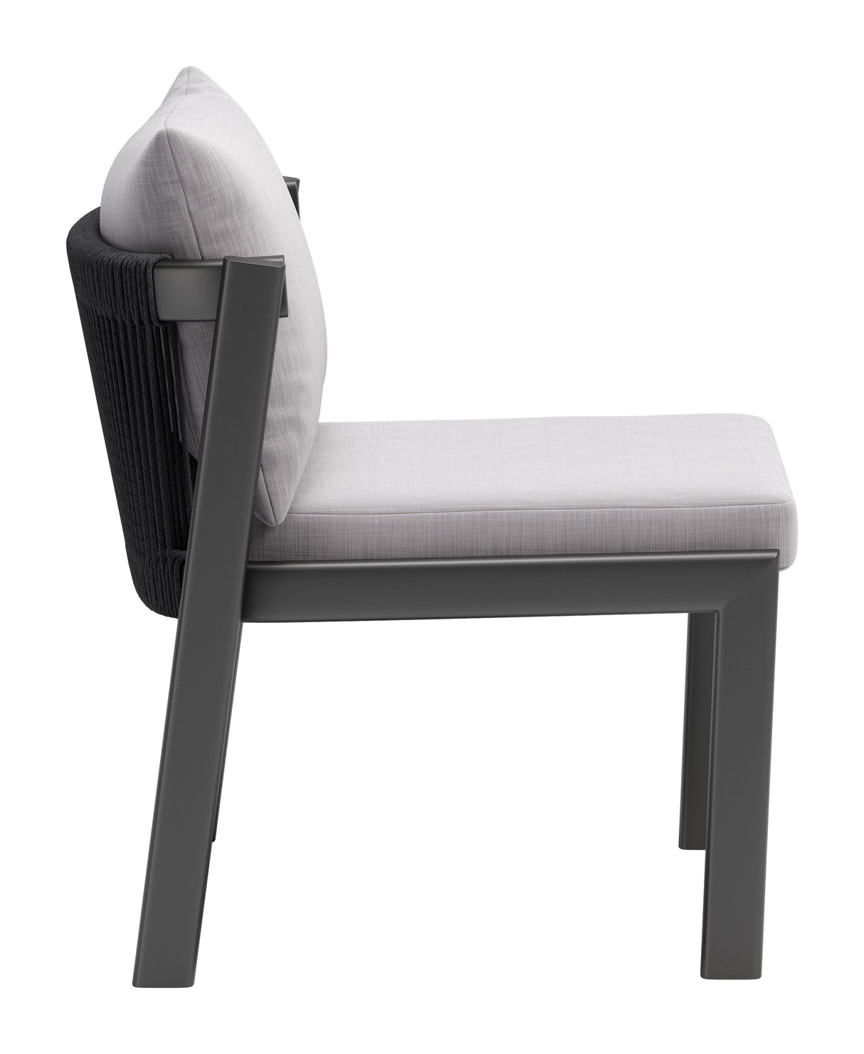 Horizon Gray Outdoor Dining Chair (Set of 2) by Zuomod at Eve Furniture