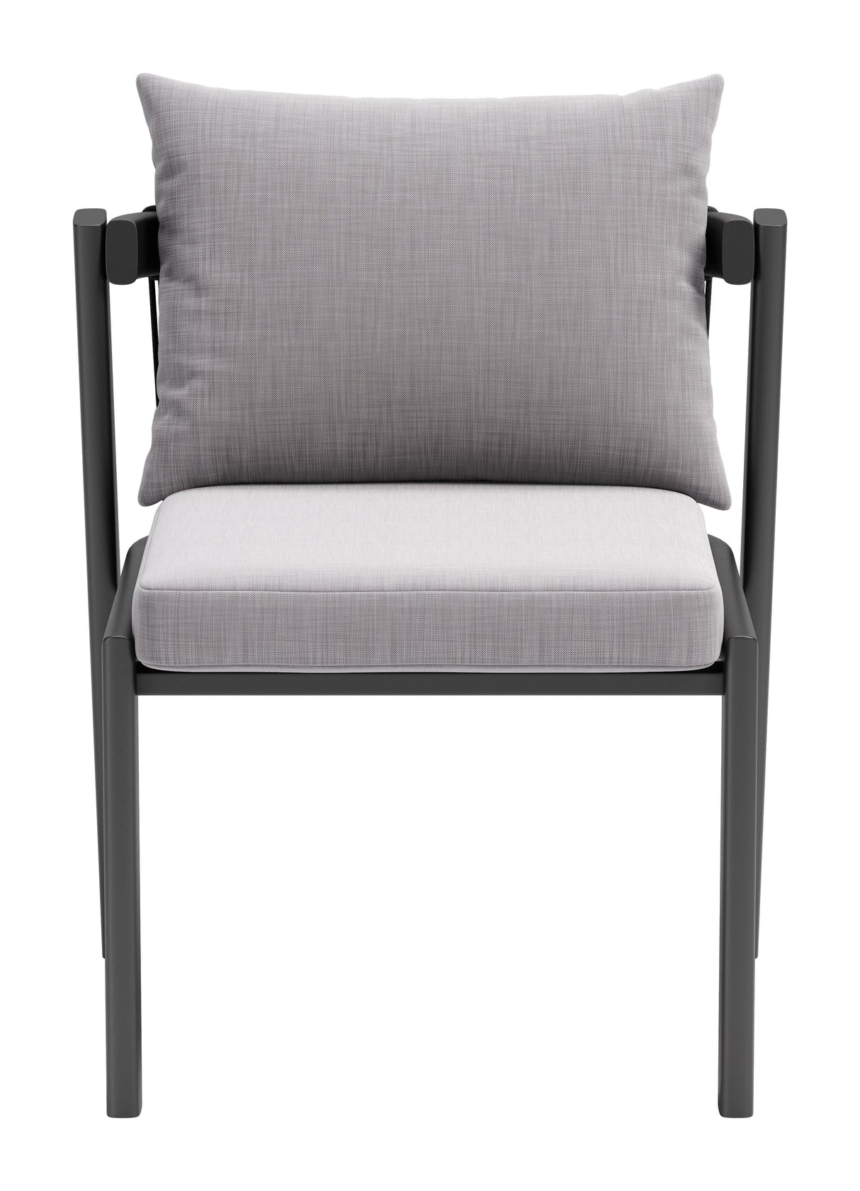 Horizon Gray Outdoor Dining Chair (Set of 2) by Zuomod at Eve Furniture