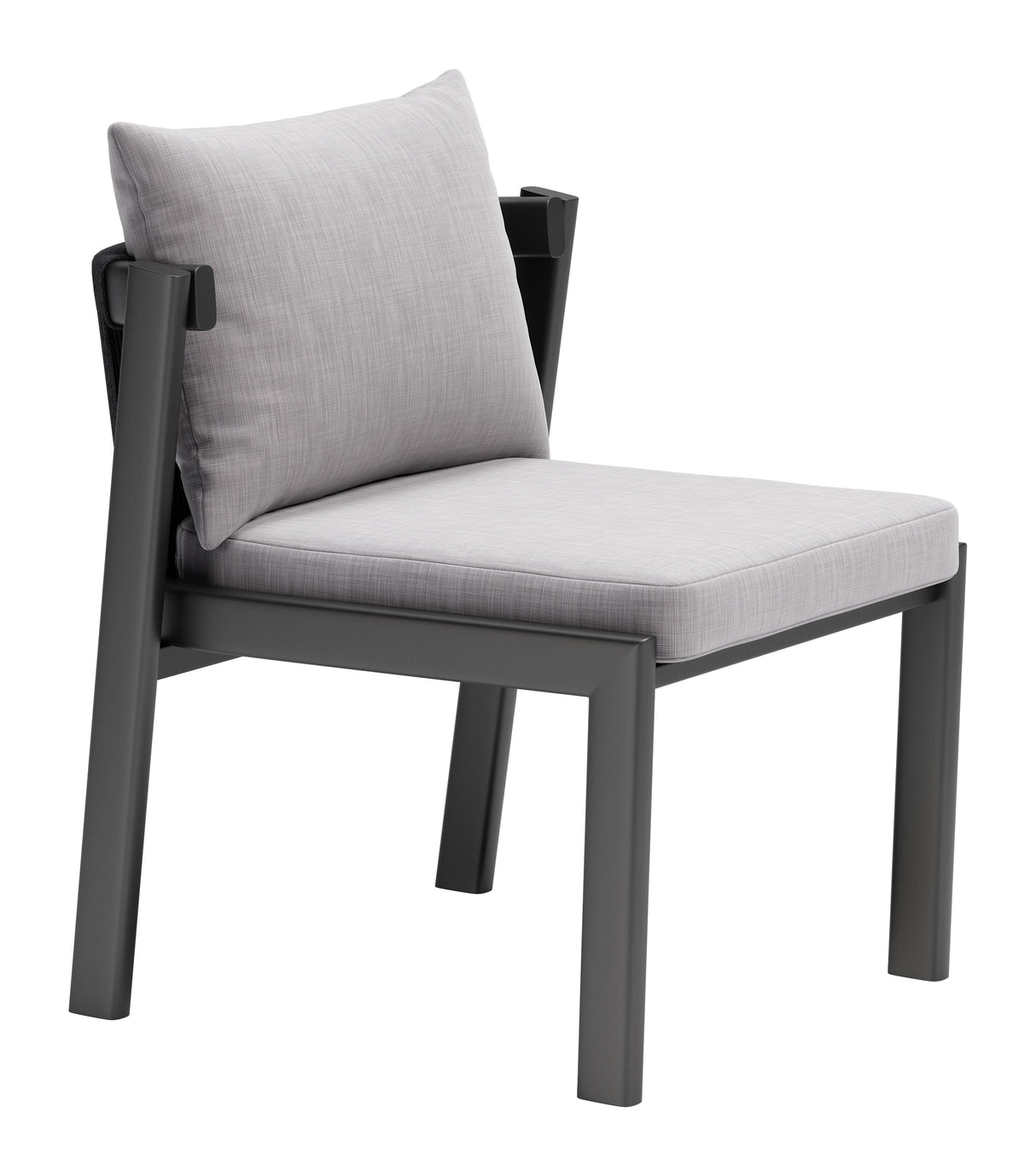 Horizon Gray Outdoor Dining Chair (Set of 2) by Zuomod at Eve Furniture