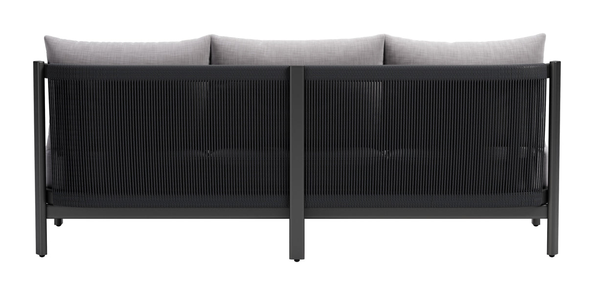 Horizon Gray Outdoor Sofa by Zuomod at Eve Furniture