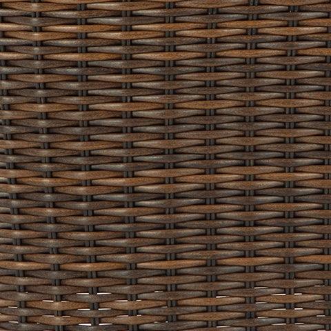 Horizon Hall Brown/Green Outdoor Swivel Lounge Chair with Cushion by Ashley at Eve Furniture