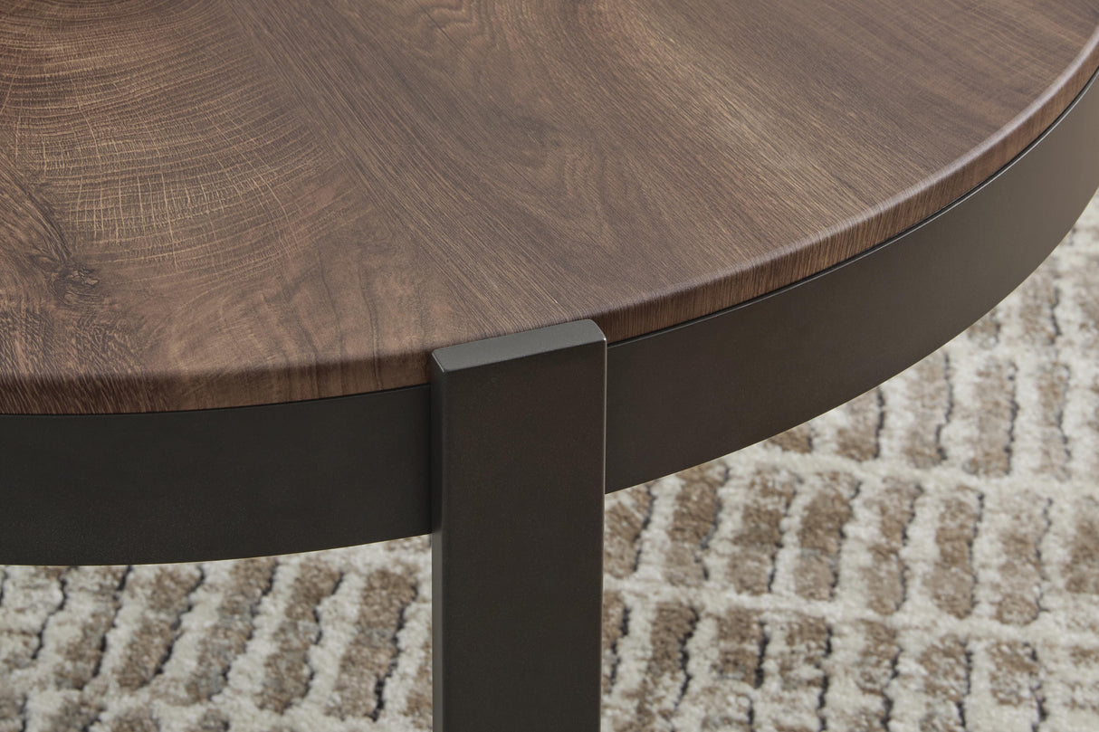 Horizon Hills Brown/Black Table, Set of 3 by Ashley at Eve Furniture