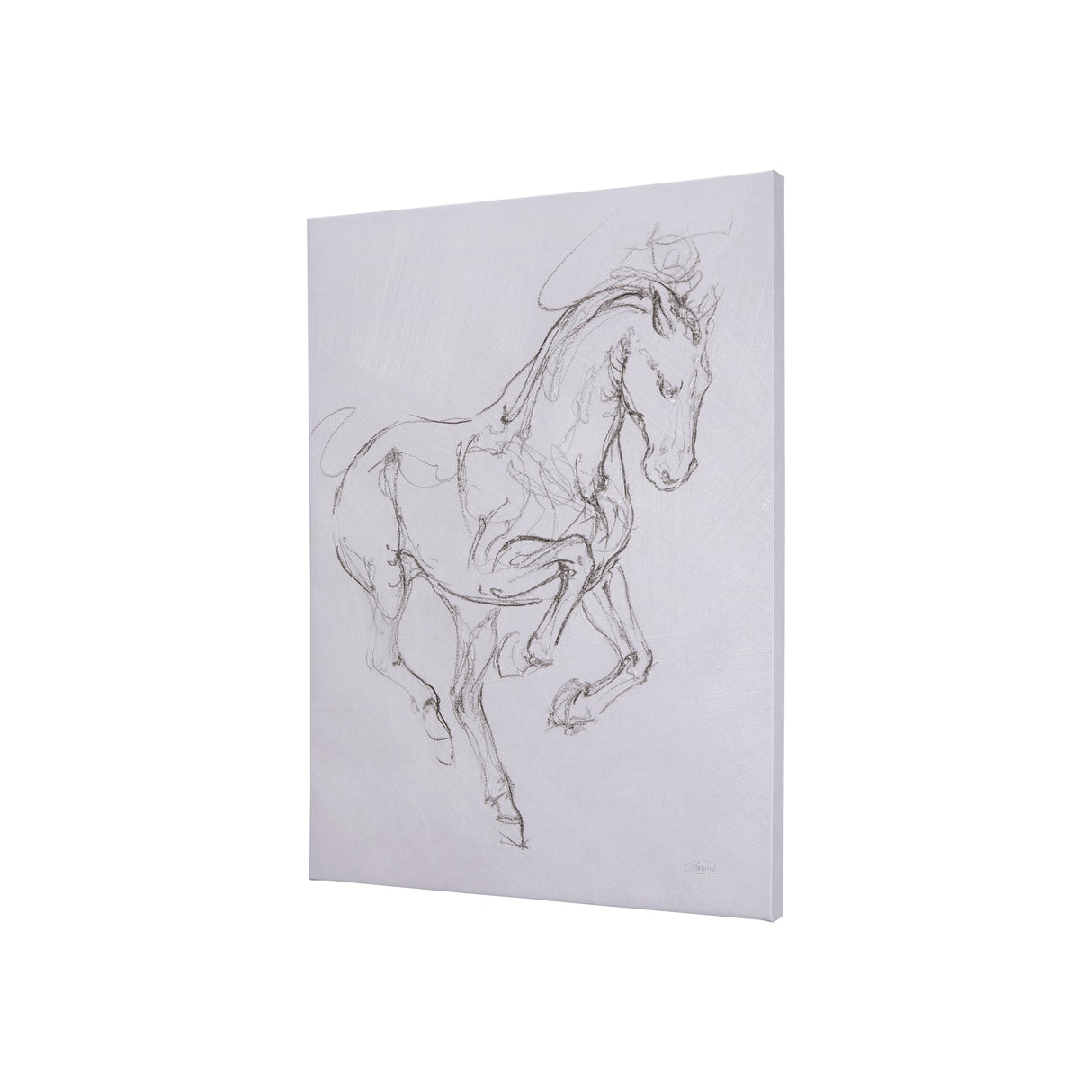 Horse I by Mercana Studio a Hand Embellished Textured Canvas by Mercana at Eve Furniture