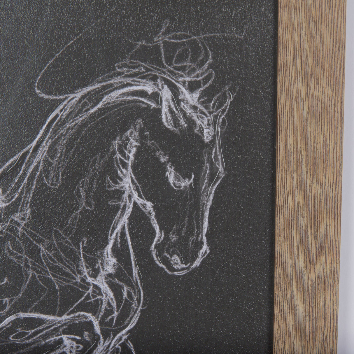 Horse III by Mercana Studio a Hand Embellished Textured Framed Art Print Matted under Glass by Mercana at Eve Furniture