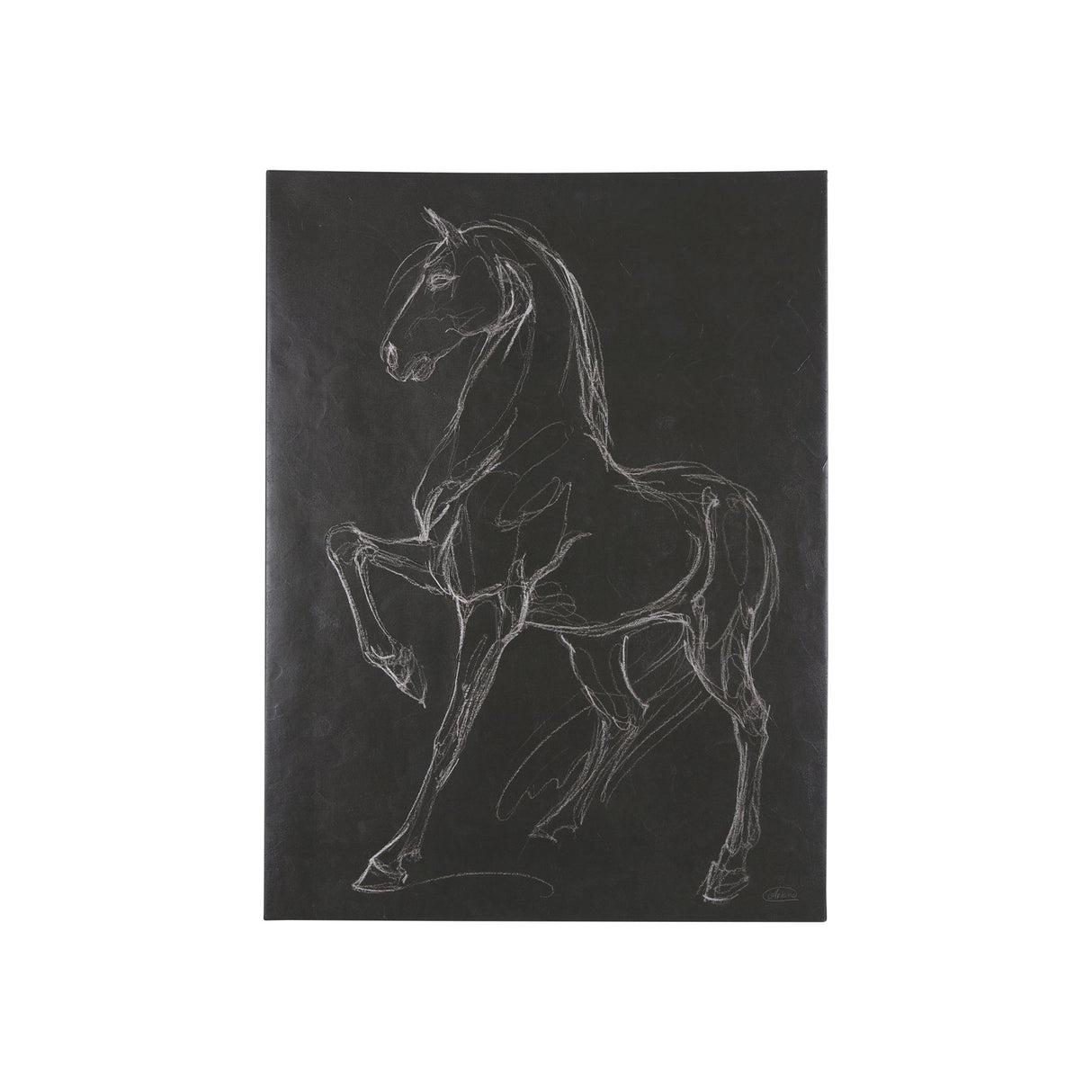 Horse IV by Mercana Studio a Hand Embellished Textured Canvas by Mercana at Eve Furniture