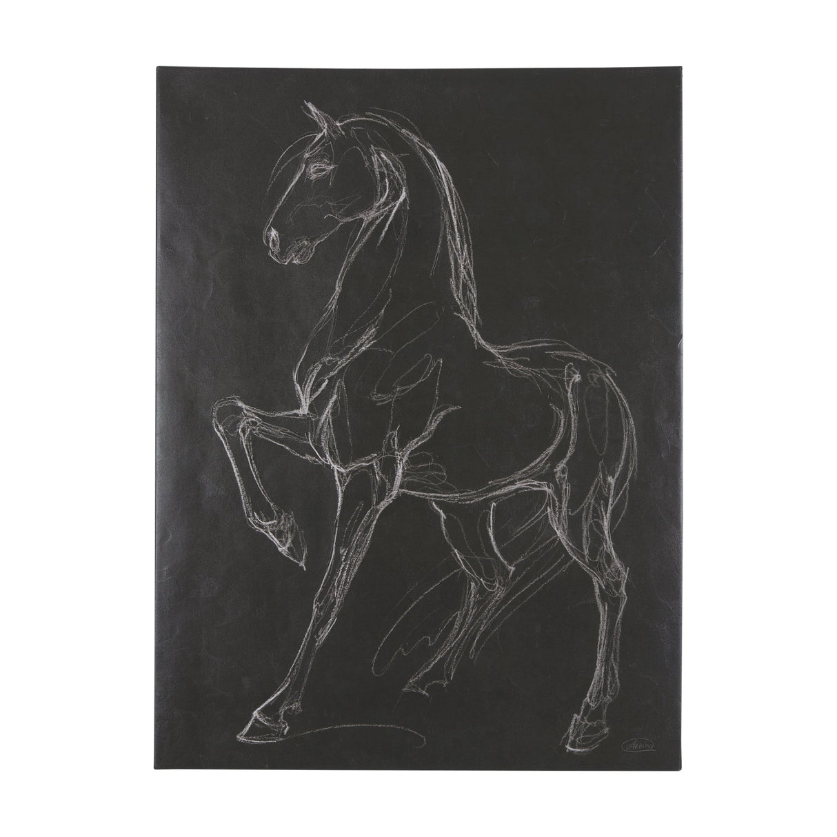 Horse IV by Mercana Studio a Hand Embellished Textured Canvas by Mercana at Eve Furniture