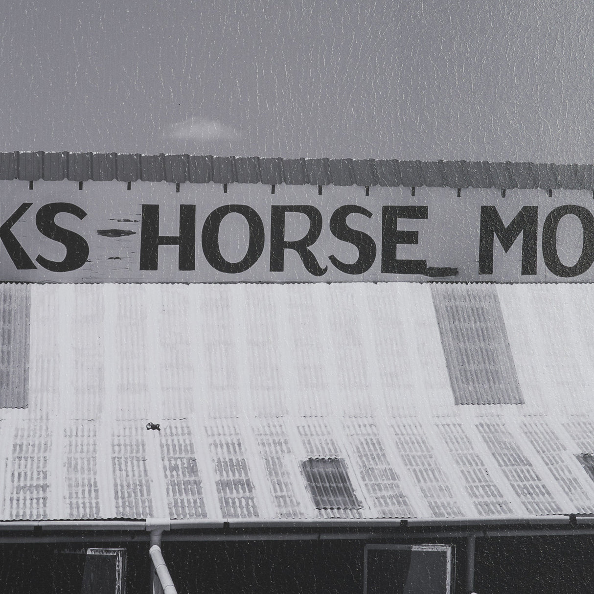 Horse Motel by Bethany Young Textured FramedPhoto Print Matted under Glass by Mercana at Eve Furniture
