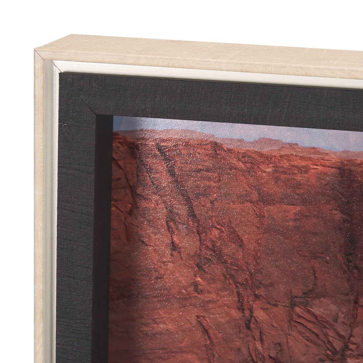 Horseshoe Bend by Gary Blatter a Hand Embelished Textured Framed Photo Art Print by Mercana at Eve Furniture