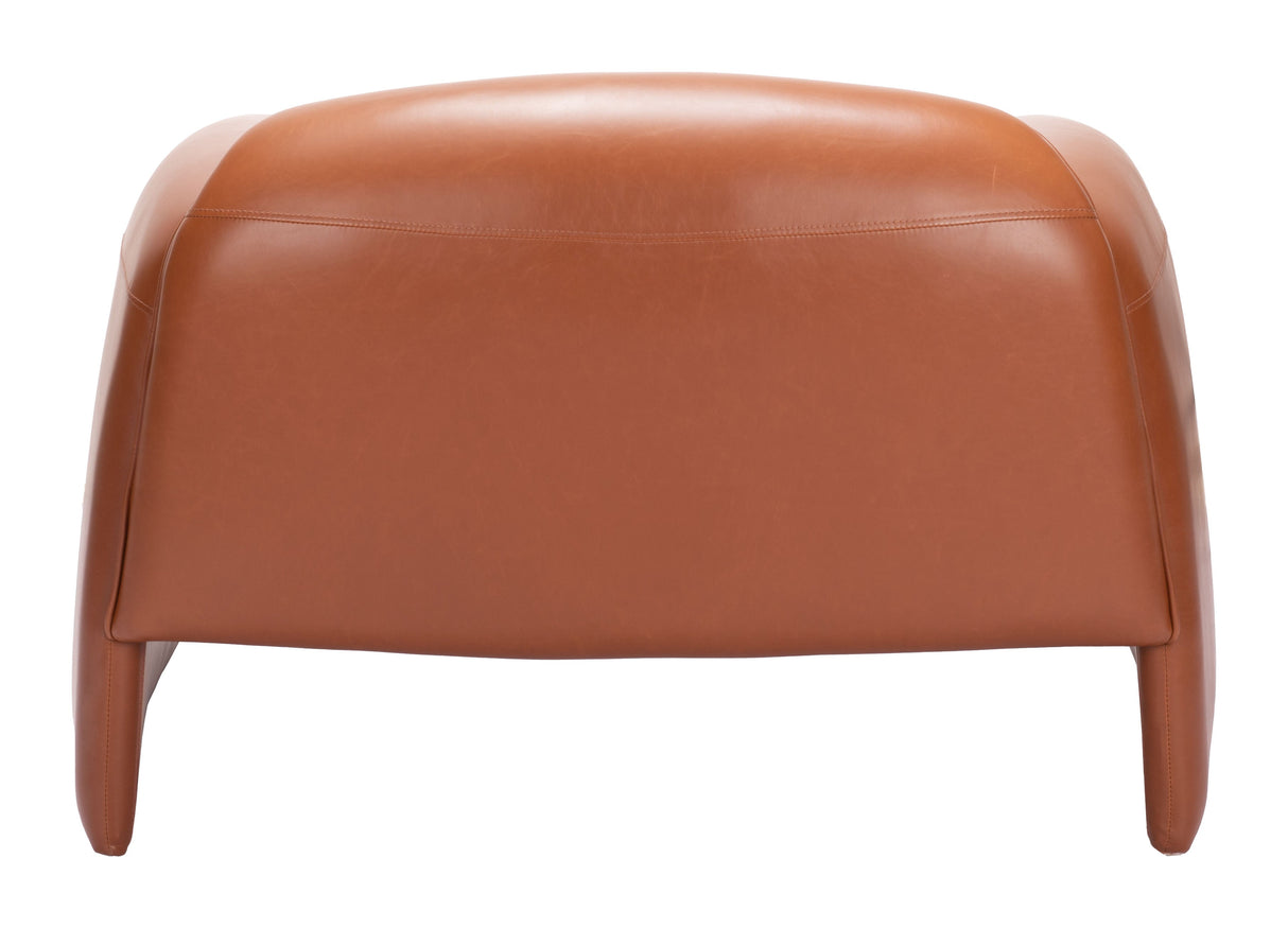 Horten Brown Accent Chair by Zuomod at Eve Furniture