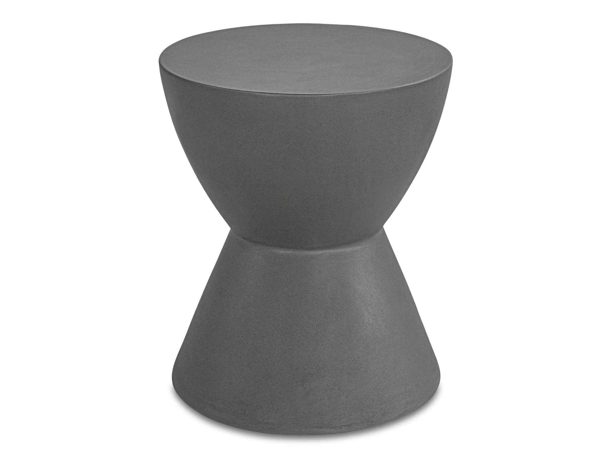 Hourglass Dark Grey Outdoor Stool by Moe's Home at Eve Furniture