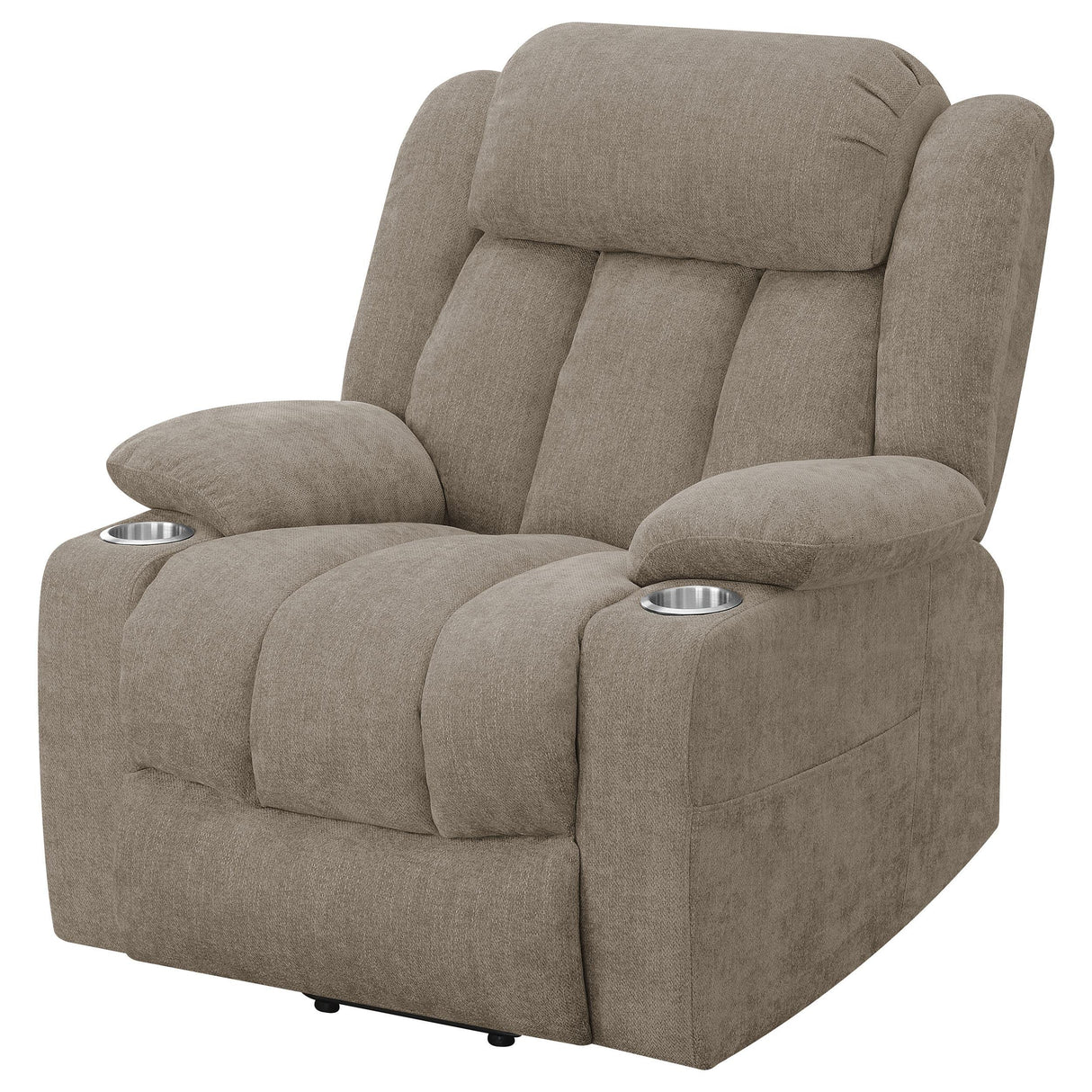 Houston Camel Upholstered Power Lift Recliner Chair by Coaster at Eve Furniture