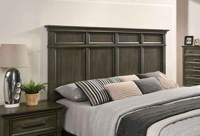 Houston Gray 4-Piece Queen Bedroom Set by Furniture of America at Eve Furniture