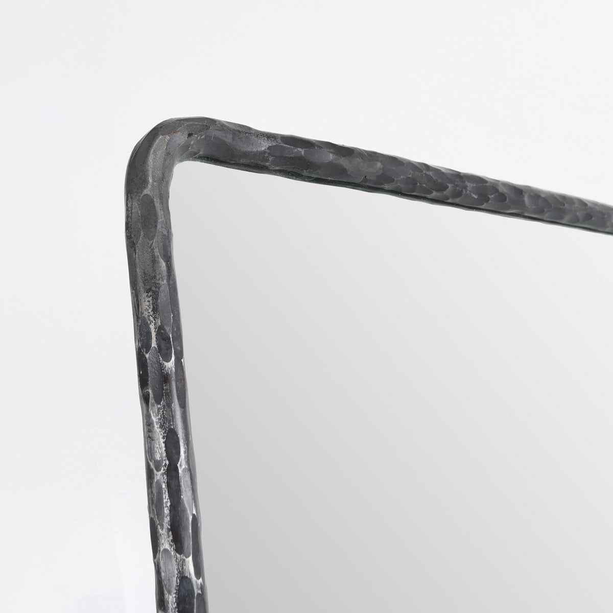 Howell 78" Floor Mirror - Hammered Metal by Classic Home at Eve Furniture