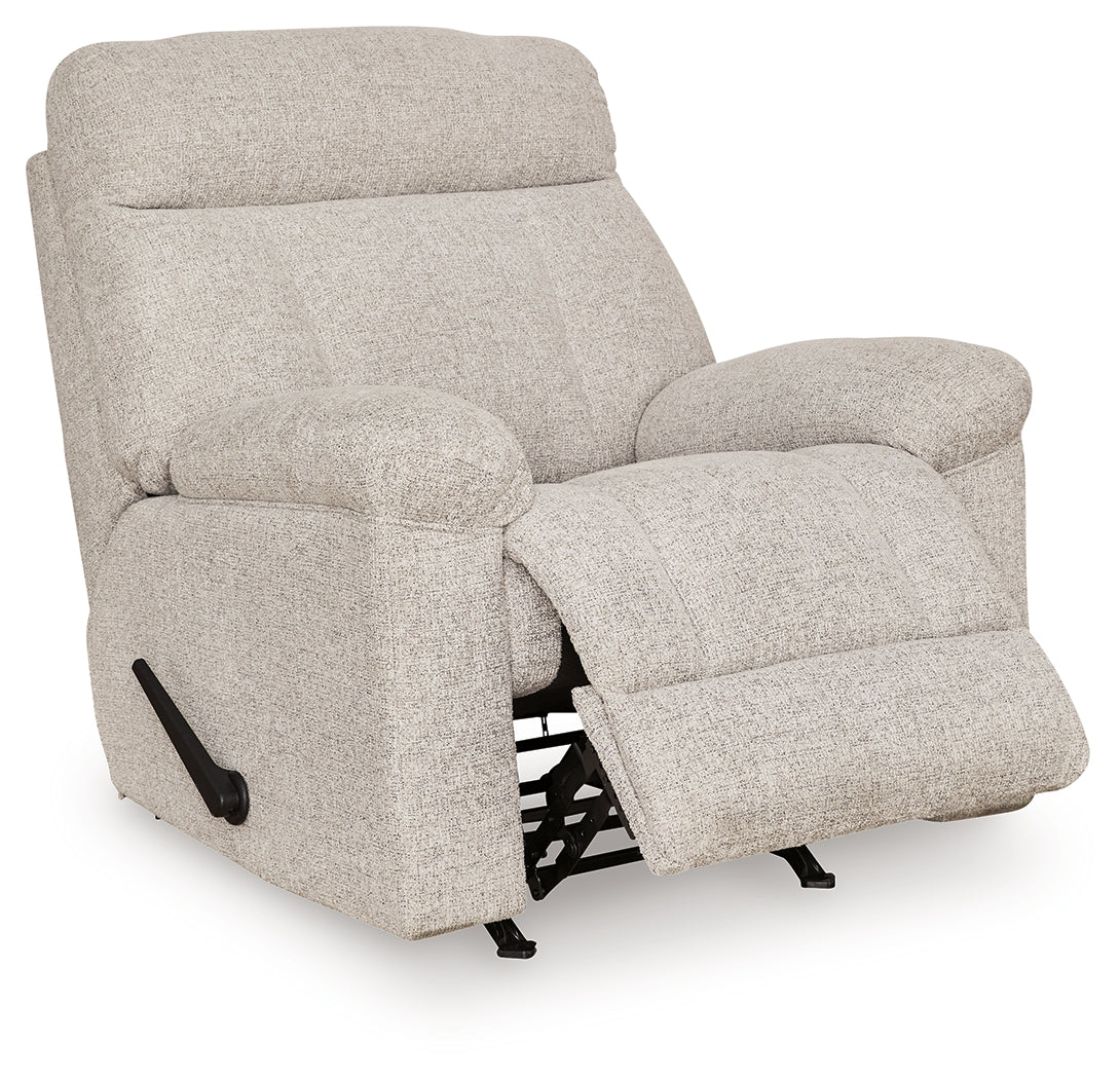 Hoyne Park Cobble Stone Recliner by Ashley at Eve Furniture