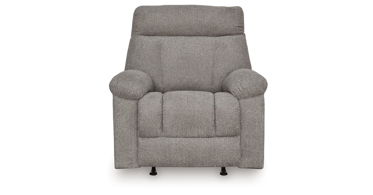 Hoyne Park Smoke Recliner by Ashley at Eve Furniture