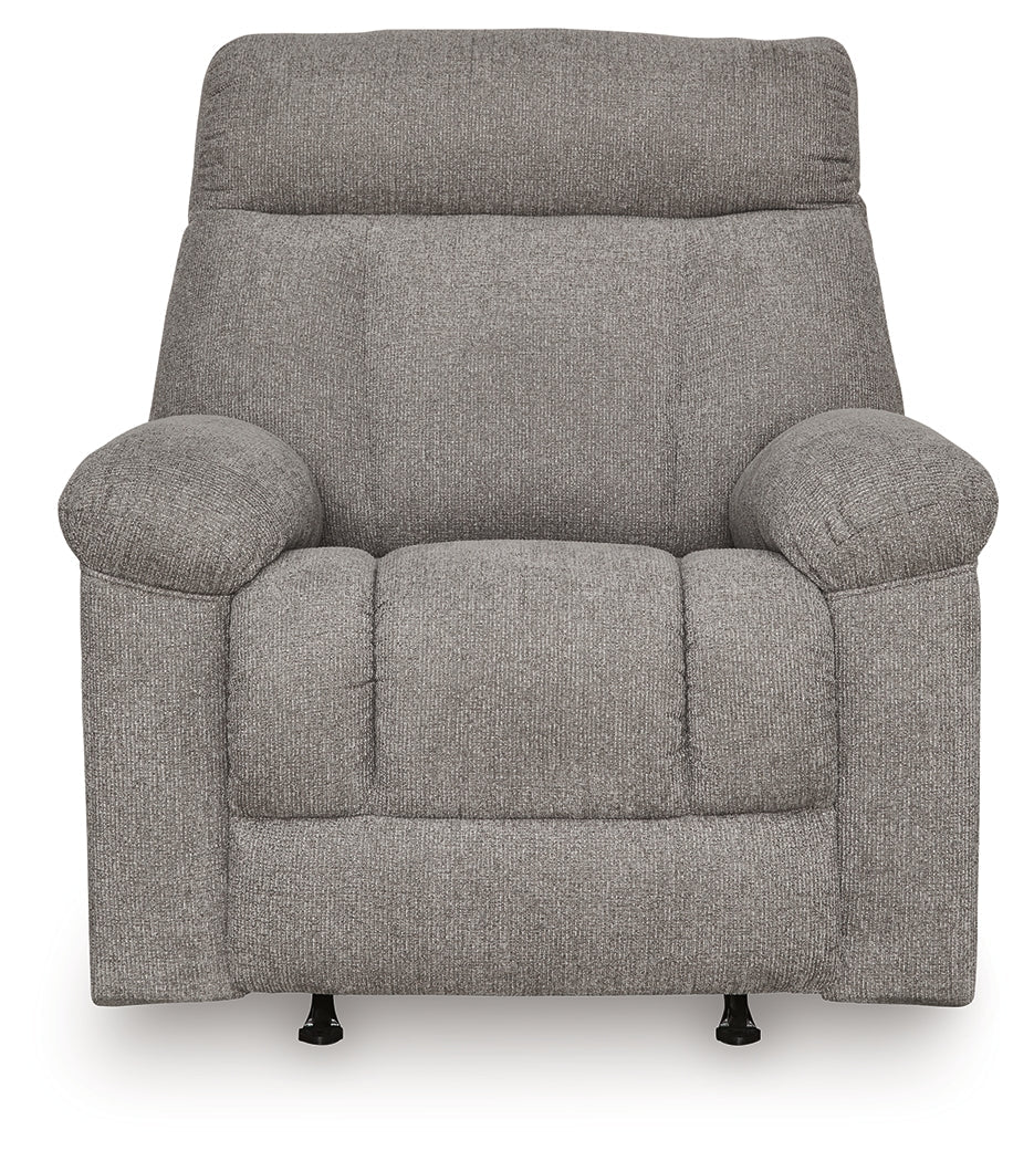 Hoyne Park Smoke Recliner by Ashley at Eve Furniture