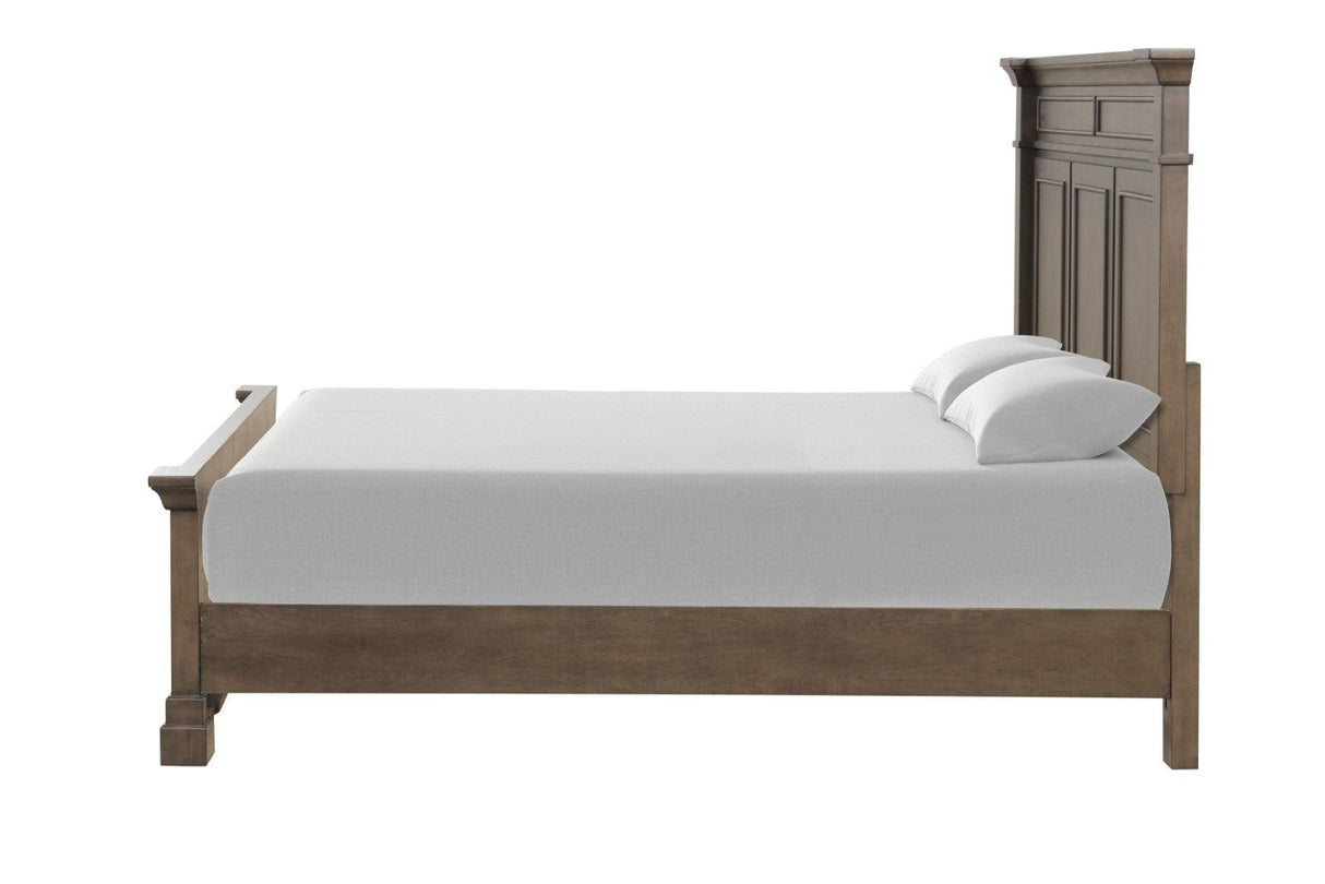 Huddersfield Dark Walnut Queen Panel Bed by Furniture of America at Eve Furniture