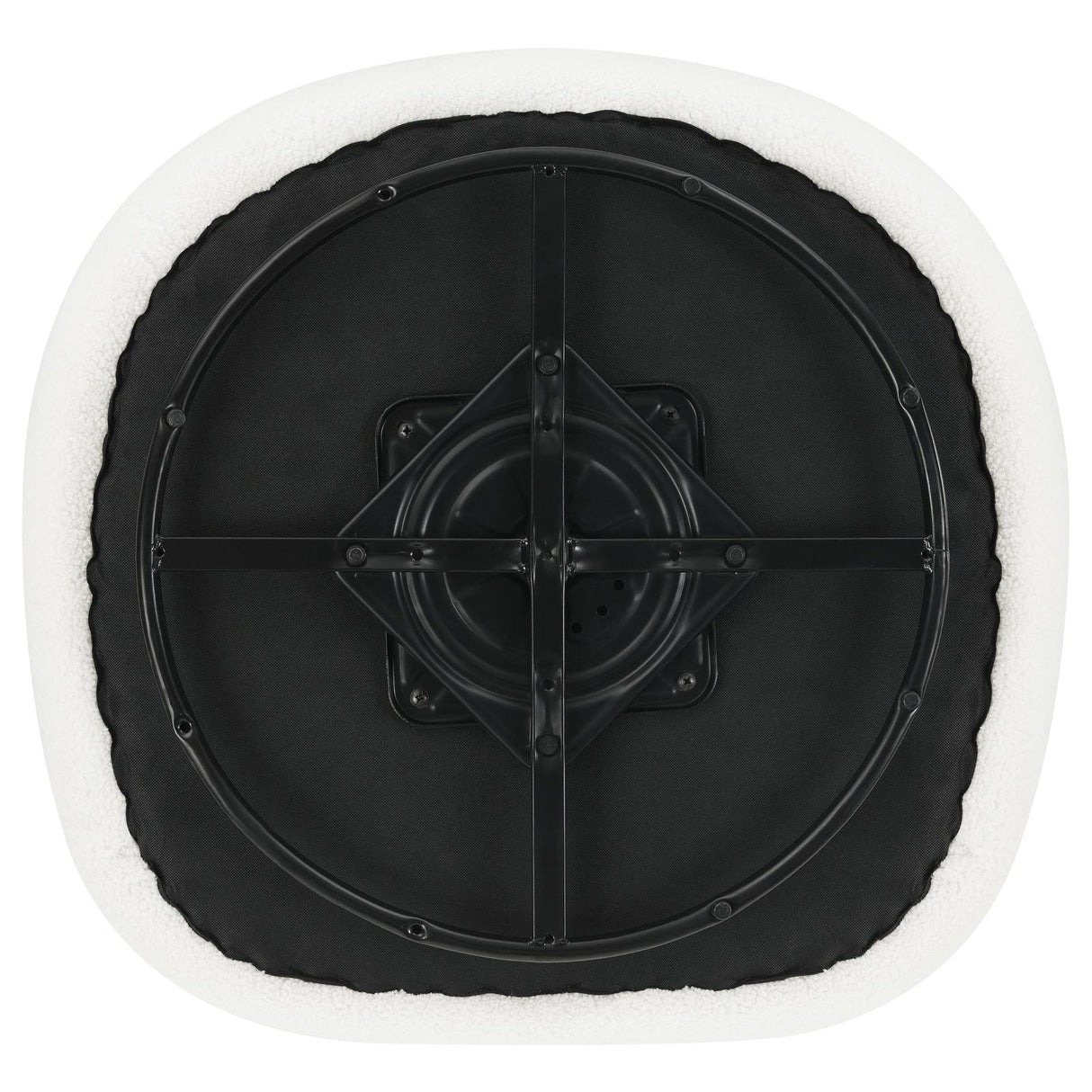 Hudson Natural Upholstered Swivel Chair by Coaster at Eve Furniture