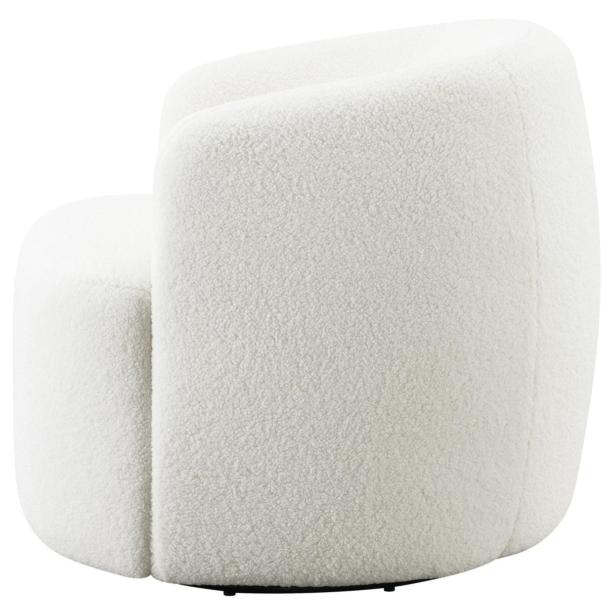 Hudson Natural Upholstered Swivel Chair by Coaster at Eve Furniture