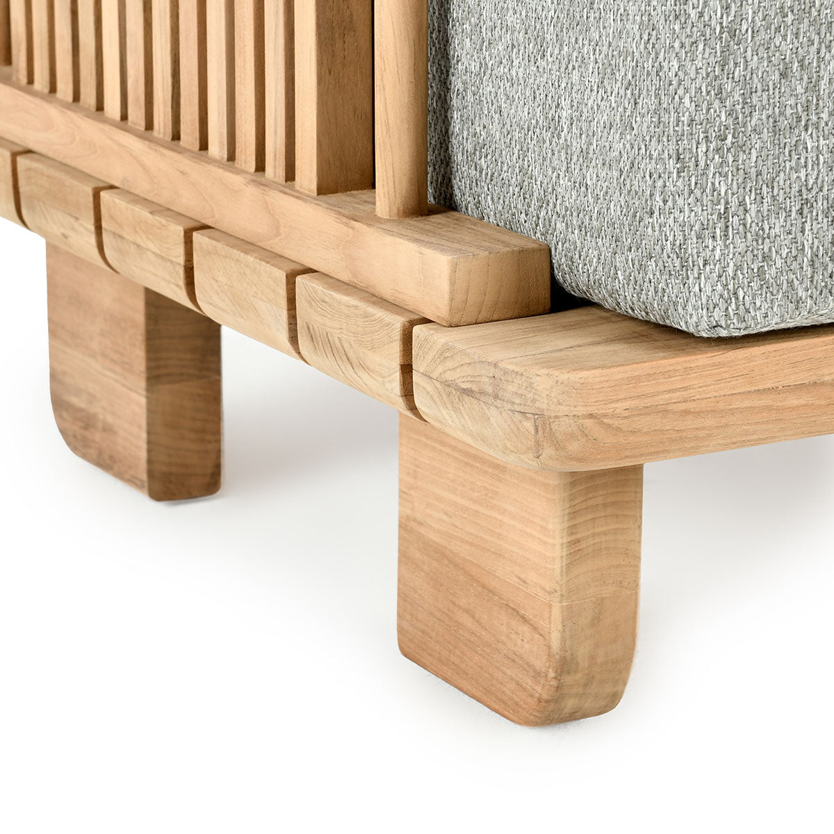 Hudson Natural/Gray Outdoor Accent Chair by Classic Home at Eve Furniture