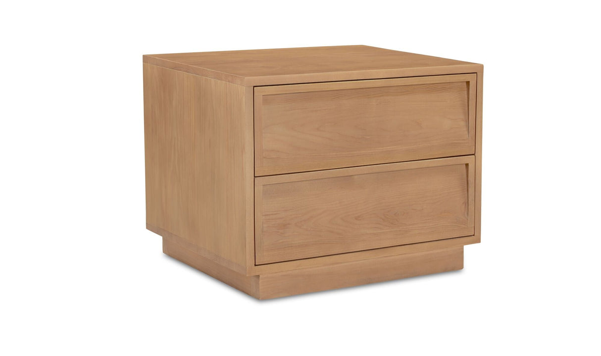 Hudson Nightstand Natural by Moe's Home at Eve Furniture