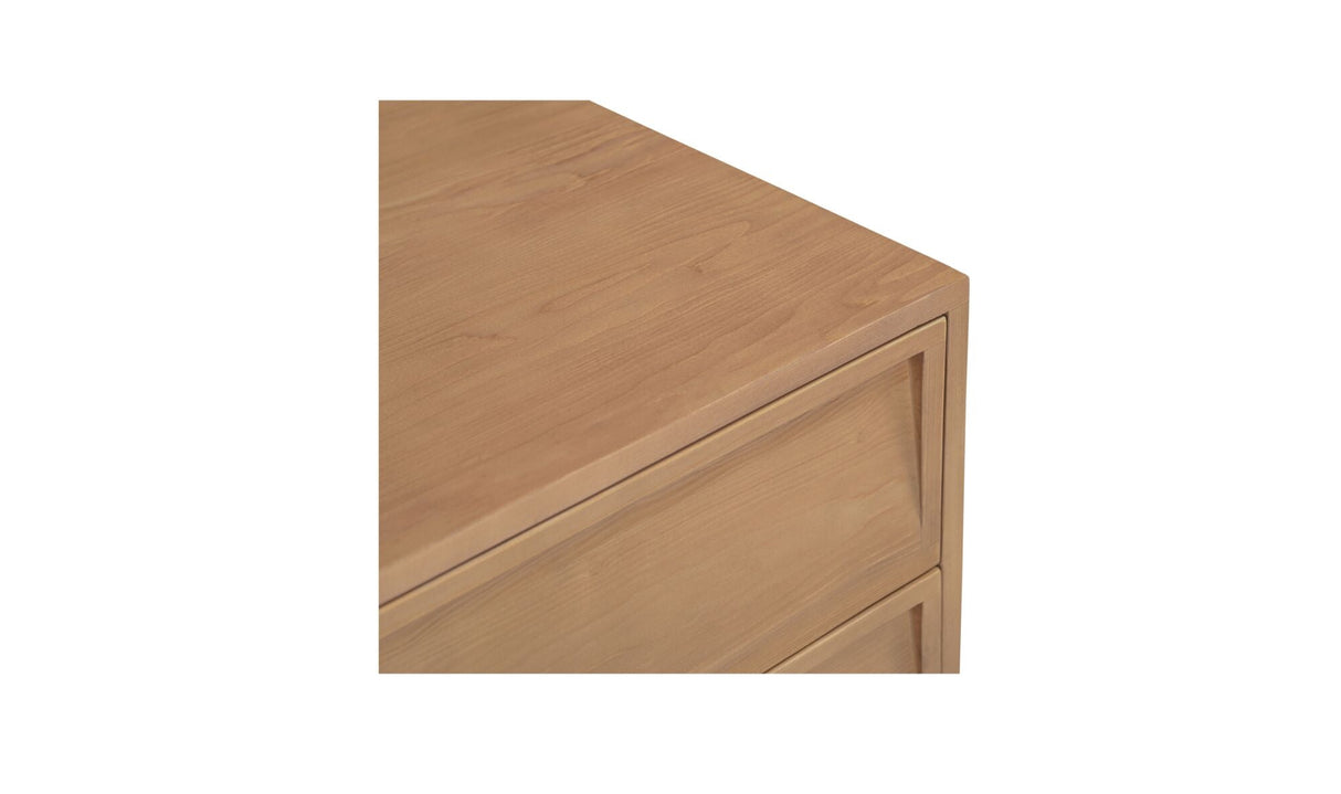 Hudson Nightstand Natural by Moe's Home at Eve Furniture