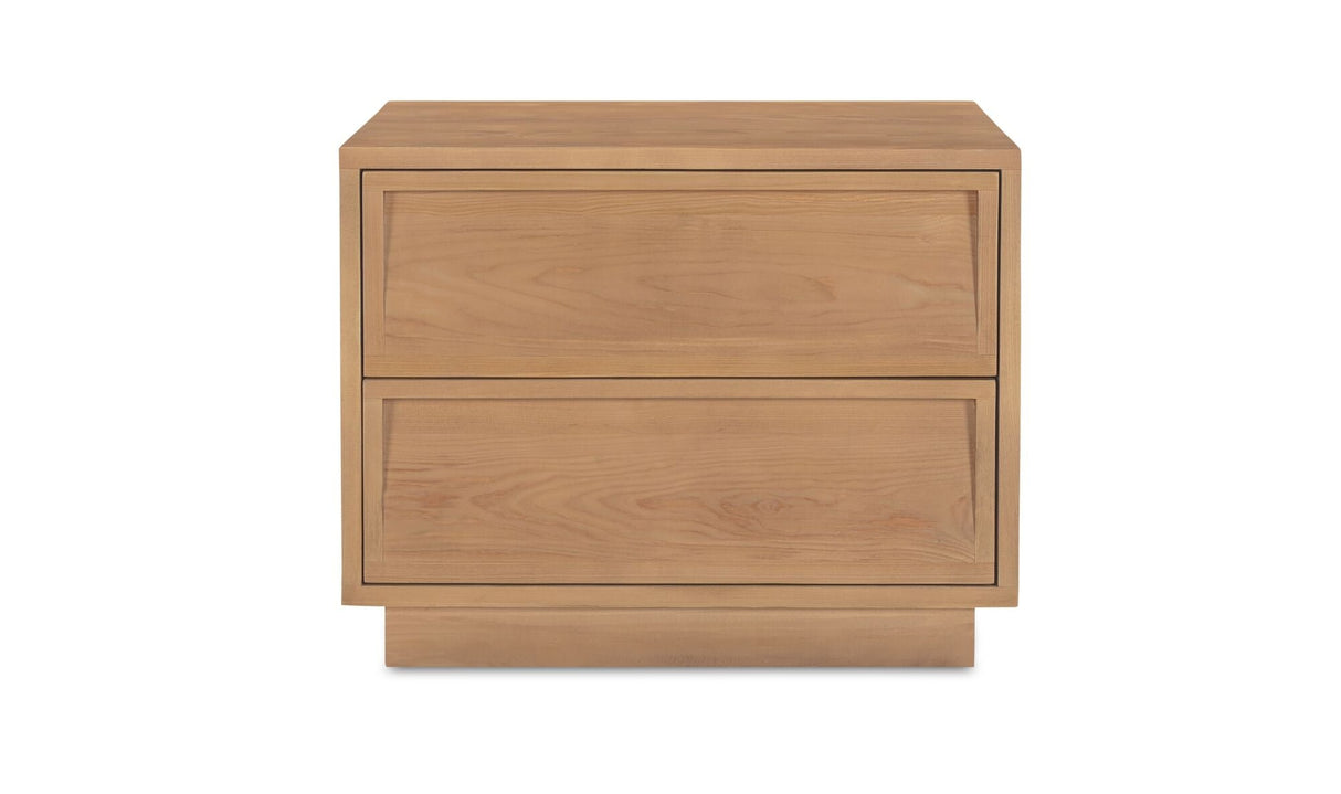 Hudson Nightstand Natural by Moe's Home at Eve Furniture