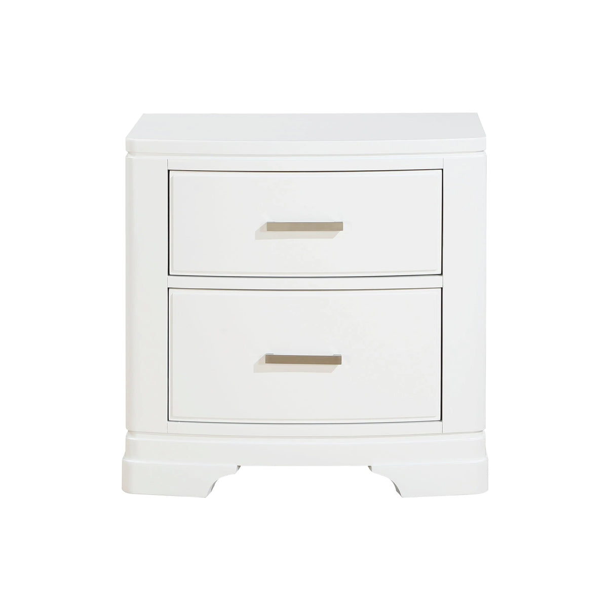 Hudson White Nightstand by Homelegance at Eve Furniture