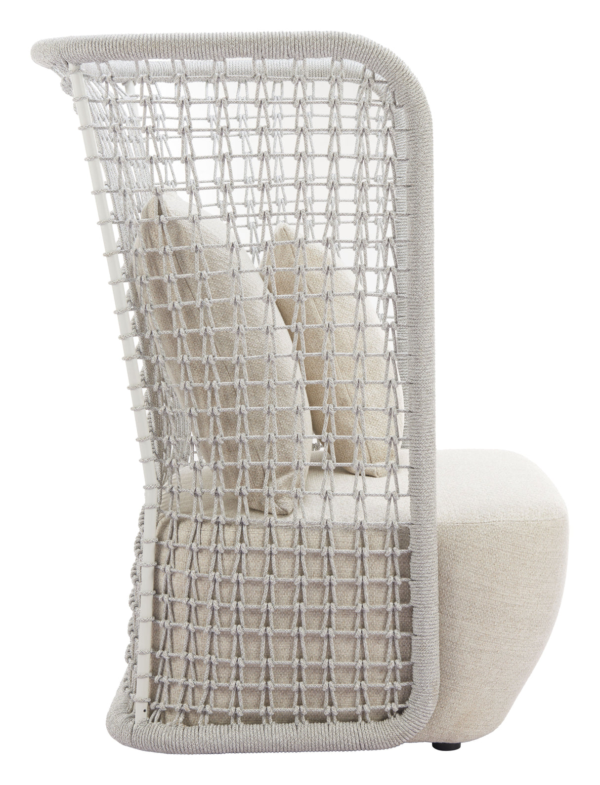 Hudu Beige Outdoor Accent Chair by Zuomod at Eve Furniture