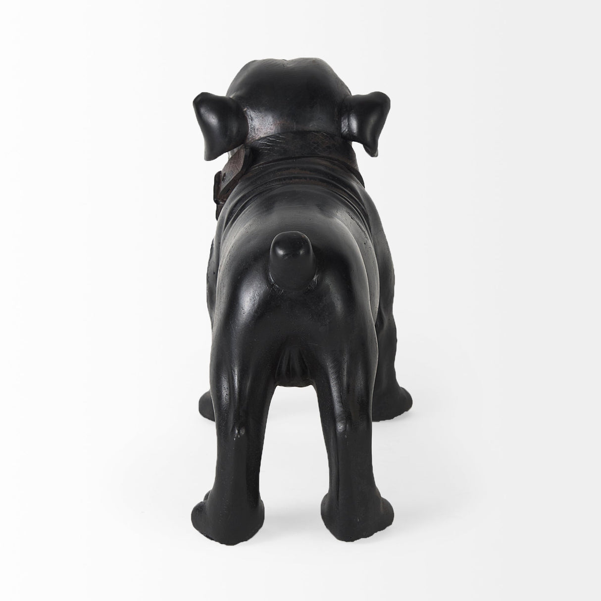 Hugo 5L x 13W Black Resin Bulldog by Mercana at Eve Furniture